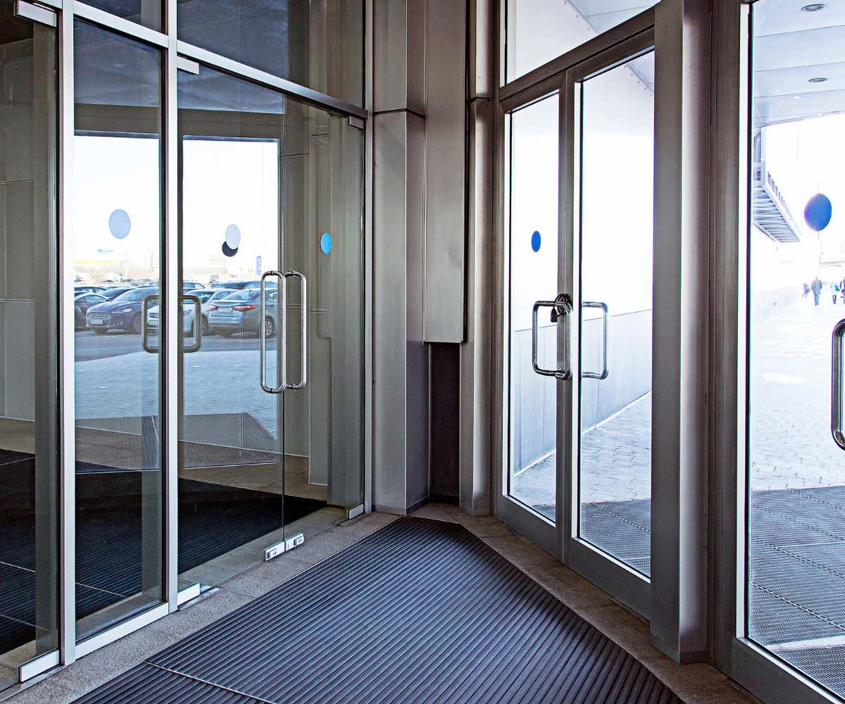glass and aluminium glass and aluminium